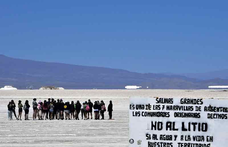 Lithium Protest in Argentinien PD